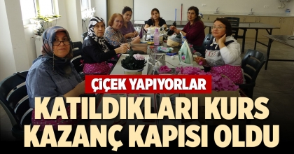 KATILDIKLARI KURS KAZANÇ KAPISI OLDU