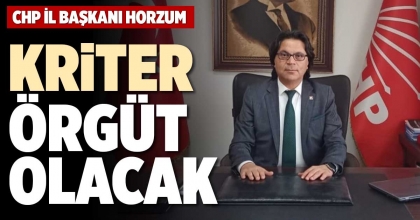 KRİTER ÖRGÜT OLACAK