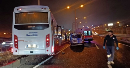 MANİSA'DA ZİNCİRLEME KAZA: 10 YARALI