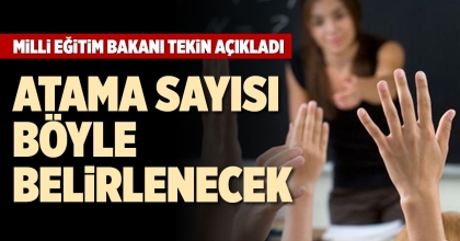 MİLLİ EĞİTİM BAKANI TEKİN AÇIKLADI