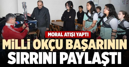 MİLLİ OKÇU BAŞARININ SIRRINI PAYLAŞTI