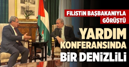 YARDIM KONFERANSINDA BİR DENİZLİLİ