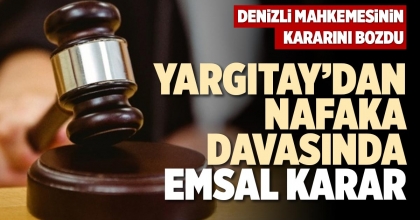YARGITAY’DAN NAFAKA DAVASINDA EMSAL KARAR