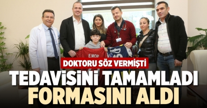 TEDAVİSİNİ TAMAMLADI, FORMASINI ALDI