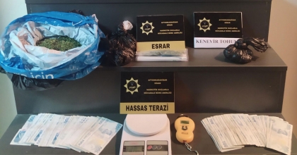 POLİSTEN İKİ EVE UYUŞTURUCU BASKINI