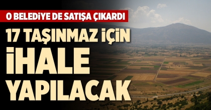17 TAŞINMAZ İÇİN İHALE YAPILACAK
