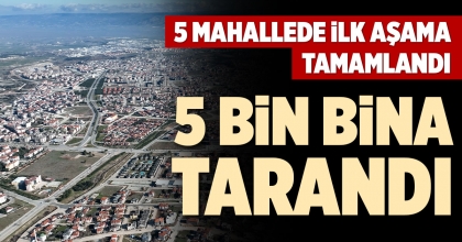 5 MAHALLEDE İLK AŞAMA TAMAMLANDI