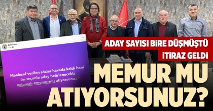 ADAY SAYISI BİRE DÜŞMÜŞTÜ, İTİRAZ GELDİ