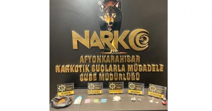 AFYONKARAHİSAR’DA YENİ YIL ÖNCESİ UYUŞTURUCU OPERASYONU