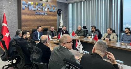 AK PARTİ MERKEZEFENDİ TEŞKİLATI, MÜSİAD’I ZİYARET ETTİ