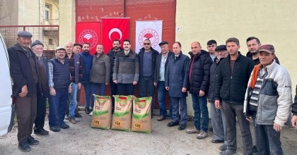 401 ÇİFTÇİYE BUĞDAY TOHUMU DAĞITILDI