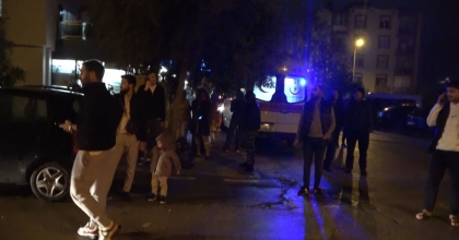 ALEV ALEV YANAN DAİRE İTFAİYENİN HIZI İLE KISA SÜREDE SÖNDÜRÜLDÜ