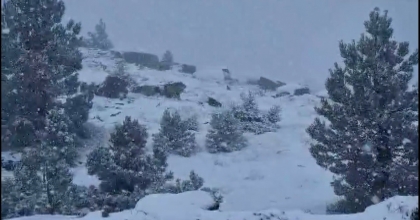 MUĞLA'NIN YÜKSEK KESİMLERİNDE KAR YAĞIŞI