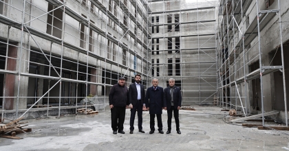 ZANAAT ÇARŞISI İNŞAATINDA SONA YAKLAŞILDI