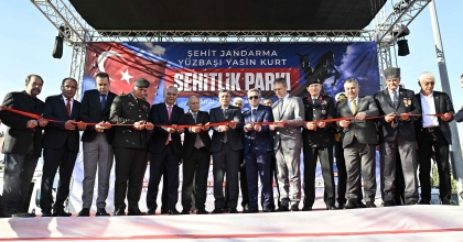 ŞEHİTLİK PARKI TÖRENLE AÇILDI