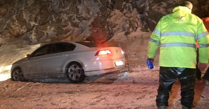 ANTALYA KONYA KARAYOLUNDA KAR YAĞIŞI