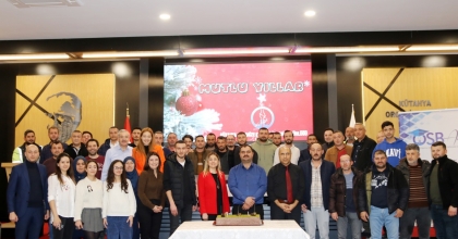 OSB MÜDÜRLÜĞÜ PERSONELLERİ YENİ YIL BULUŞMASINDA BİR ARAYA GELDİ