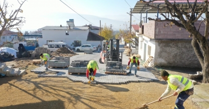 BUHARKENT’TE ALTYAPI VE ÜSTYAPI ÇALIŞMALARI SÜRÜYOR