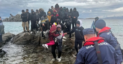 BODRUM'DA DÜZENSİZ GÖÇMEN OPERASYONU