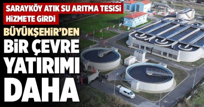 BÜYÜKŞEHİR’DEN BİR ÇEVRE YATIRIMI DAHA