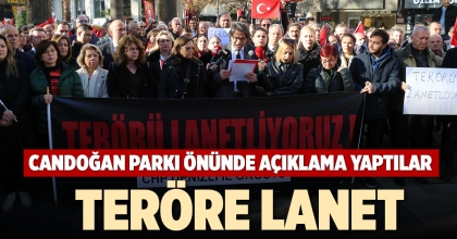 CHP İL ÖRGÜTÜ CANDOĞAN PARKI ÖNÜNDE AÇIKLAMA YAPTI