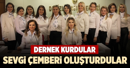 DERNEK KURDULAR, SEVGİ ÇEMBERİ OLUŞTURDULAR