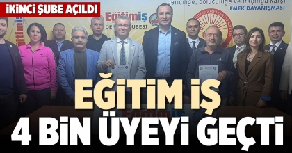 EĞİTİM İŞ 4 BİN ÜYEYİ GEÇTİ