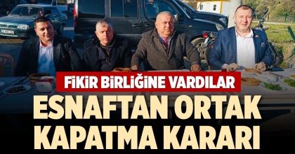 ESNAFTAN ORTAK KAPATMA KARARI