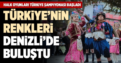 HALK OYUNLARI TÜRKİYE ŞAMPİYONASI BAŞLADI