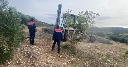 HAZİNE ARAZİSİNDE İZİNSİZ YER AÇARKEN YAKALANDI