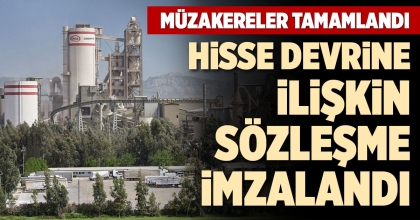 HİSSE DEVRİNE İLİŞKİN SÖZLEŞME İMZALANDI