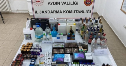 JANDARMA’DAN KAÇAK SİGARA VE ALKOL OPERASYONU