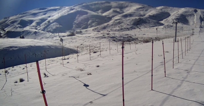 KAYAK MERKEZİ BEYAZA BÜRÜNDÜ