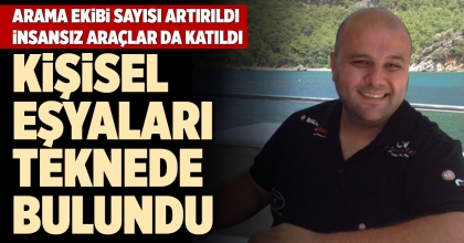 KAYIP DENİZLİLİ İŞ İNSANININ KİŞİSEL EŞYALARI TEKNEDE BULUNDU