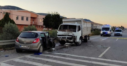 MANİSA'DA KAZA: 1 ÖLÜ 3 YARALI