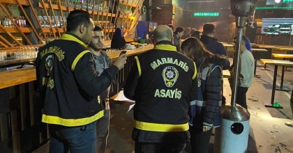 MARMARİS'TE YENİ YIL ÖNCESİ EĞLENCE MEKANLARINDA ALKOL DENETİMİ  