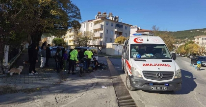 MENTEŞE’DE TRAFİK KAZASI: 1 YARALI  