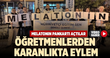 ÖĞRETMENLERDEN KARANLIKTA EYLEM