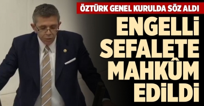 ÖZTÜRK GENEL KURULDA SÖZ ALDI