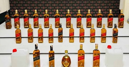 SAHTE ALKOL OPERASYONUNDA BİR KİŞİ YAKALANDI  