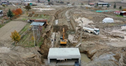 TARIM ALANLARI TAŞKINDAN KORUNACAK