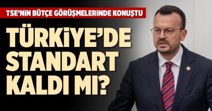 TSE’NİN BÜTÇE GÖRÜŞMELERİNDE KONUŞTU