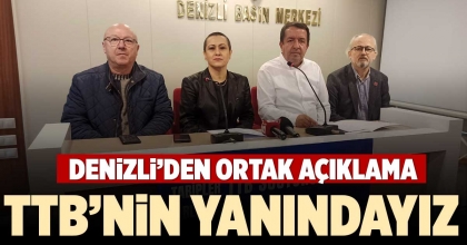 TTB’NİN YANINDAYIZ