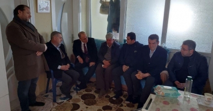 ŞEHİT AİLESİNİN ACISINI PAYLAŞTILAR