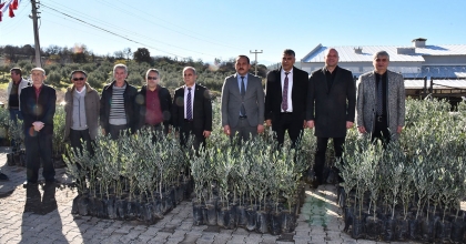 MANİSA BÜYÜKŞEHİR BELEDİYESİNDEN ÜRETİCİYE FİDAN DESTEĞİ