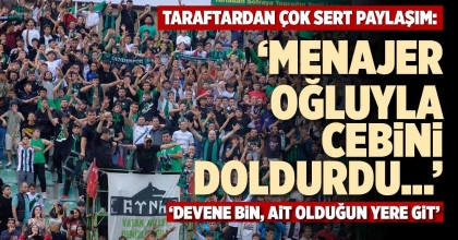 ‘MENAJER OĞLUYLA CEBİNİ DOLDURDU…’