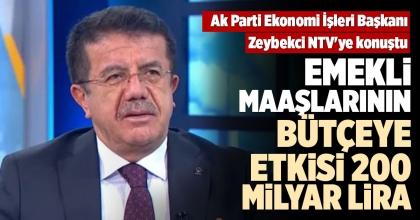 EMEKLİ MAAŞLARININ BÜTÇEYE ETKİSİ 200 MİLYAR LİRA