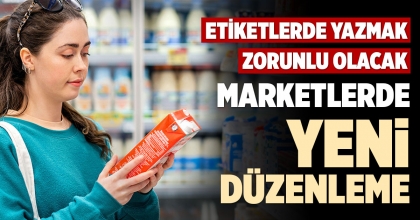MARKETLERDE YENİ DÜZENLEME