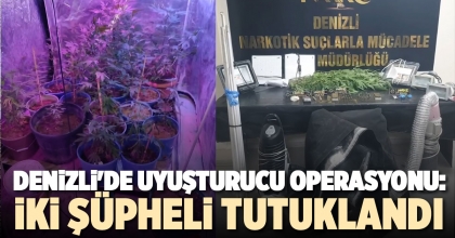 DENİZLİ'DE UYUŞTURUCU OPERASYONU: İKİ ŞÜPHELİ TUTUKLANDI