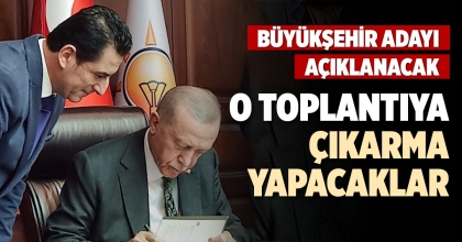 O TOPLANTIYA ÇIKARMA YAPACAKLAR